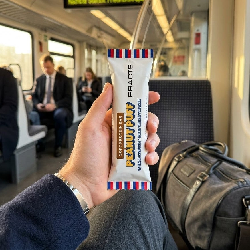 PRACTS Peanut Puff Protein Bars-FR