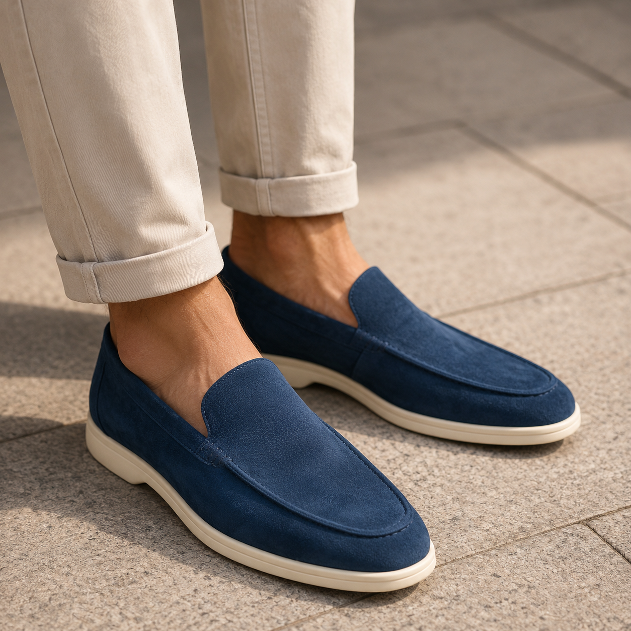 PRACTS Suede Loafers FR